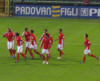 Abraccio gol alabardato